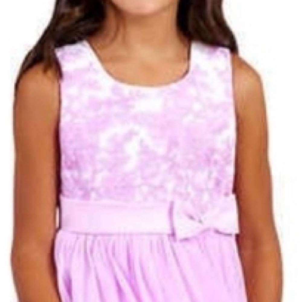🎁🥂NWT Jona Michelle Lilac/White Dress #CO5068- 3T